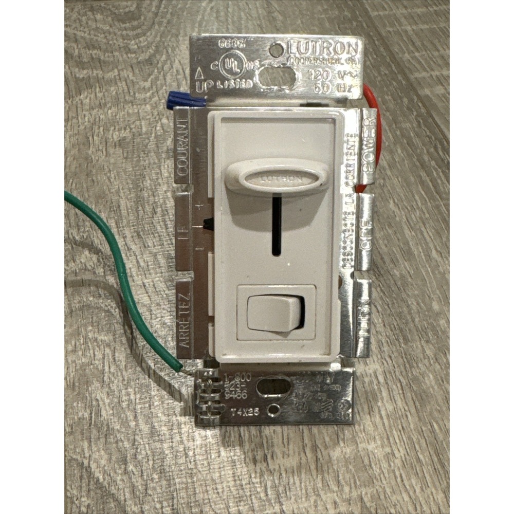 Lutron Skylark Lighting Dimmer Switch SCL-153P-WH White 150W Single 3-Way LED - Picture 8 of 9